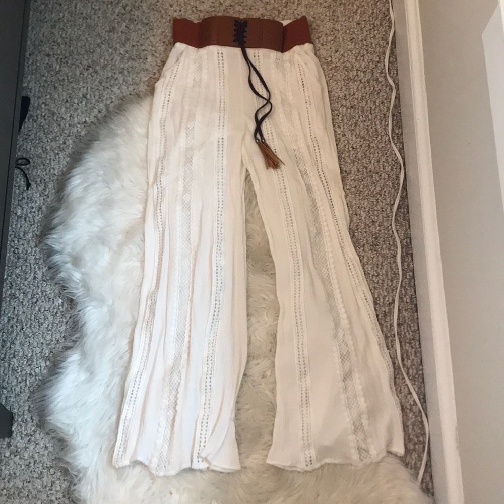 Altar’d state white flowy pants